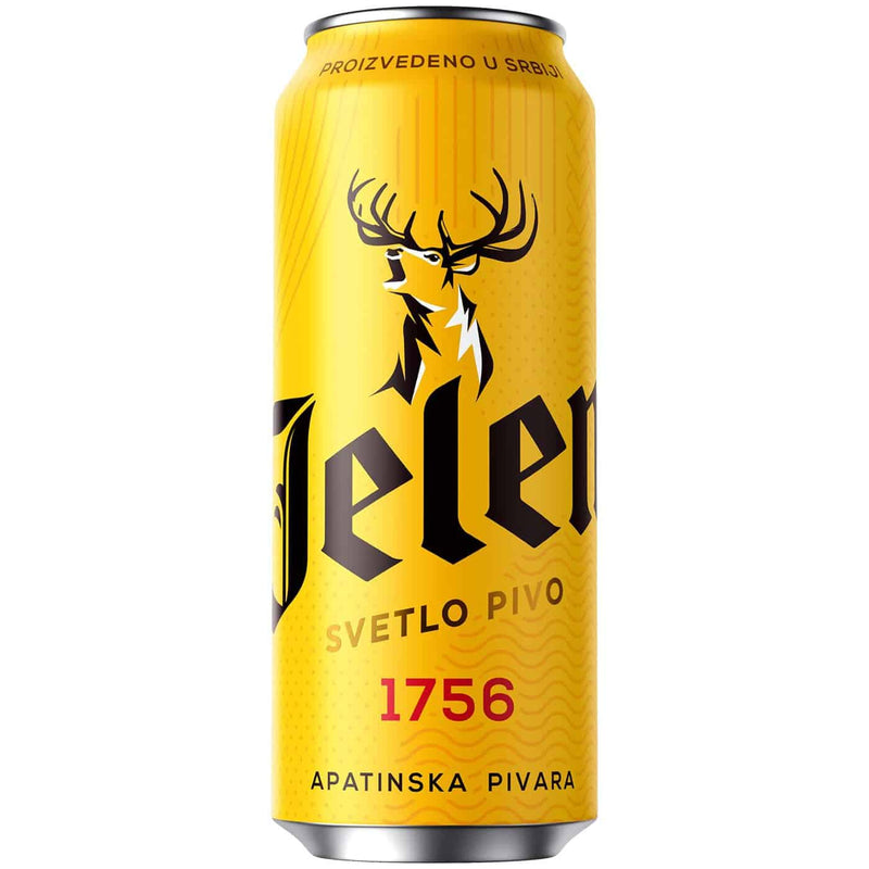 Jelen beer can 0,5l