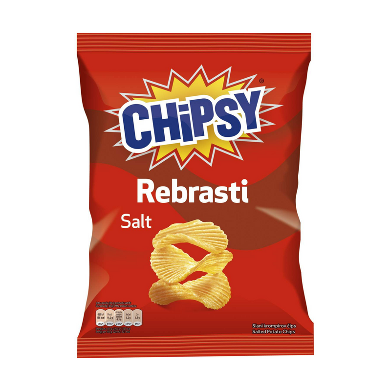 Chipsy ribbed salted 90g